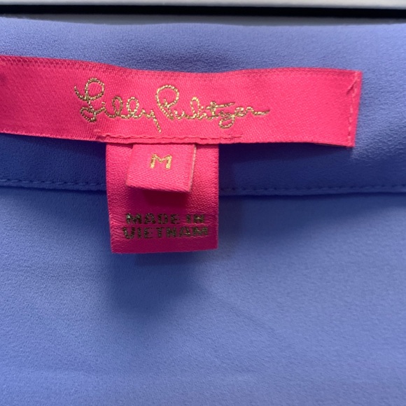 Lily Pulitzer Blouse with accent sleeves - Picture 7 of 7